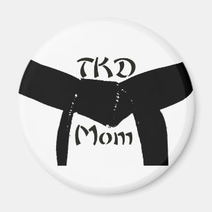 Íman Artes marciais Black Belt TKD Mãe