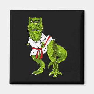 Íman Artes Marciais de Dinossauro Ninja Engraçado Judô