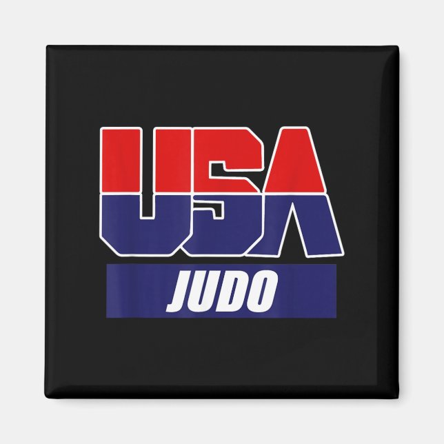 Íman Artes Marciais de Judô 2024 Equipe EUA (Frente)
