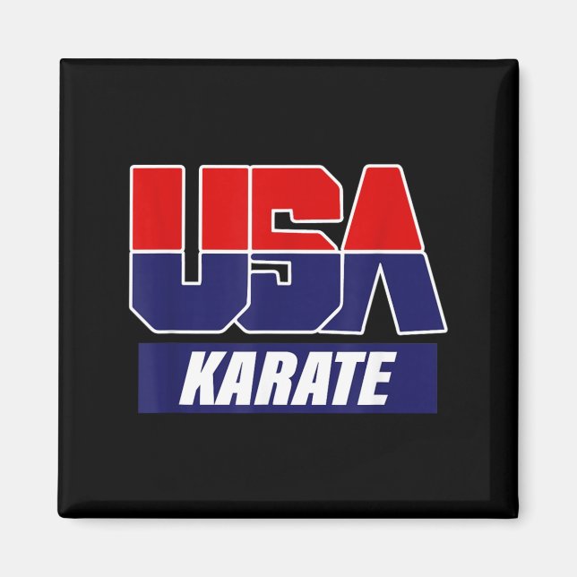 Íman Artes Marciais de Karatê 2021 EUA Equipe (Frente)