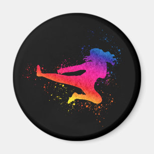 Íman Artes Marciais Femininas, Chute Alta, Lixo De Tint