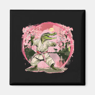 Íman Artes Marciais MMA Taekwondo Crocodilo Karatê Anim