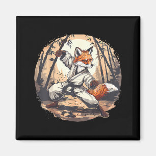 Íman Artes Marciais MMA Taekwondo Karate Raposa Animal