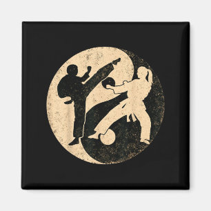 Íman Artes Marciais Yin Yang Karate Taekwondo Vintage