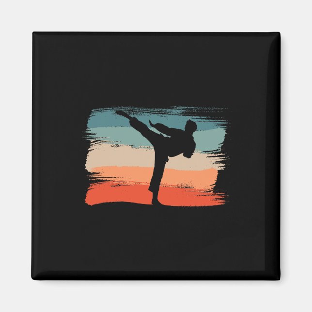 Íman Artigo de Fã de Karatê Acessórios de Artes Marciai (Frente)