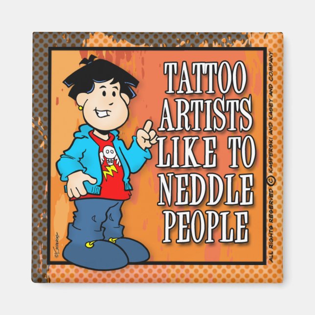 Íman Artista de Tatuagem (Frente)