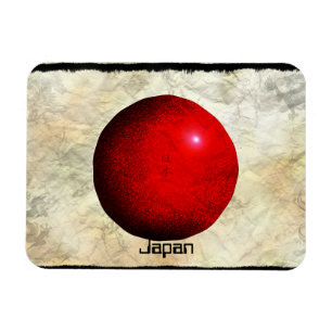 Íman Artista Japonês Flag Nihon Magnet