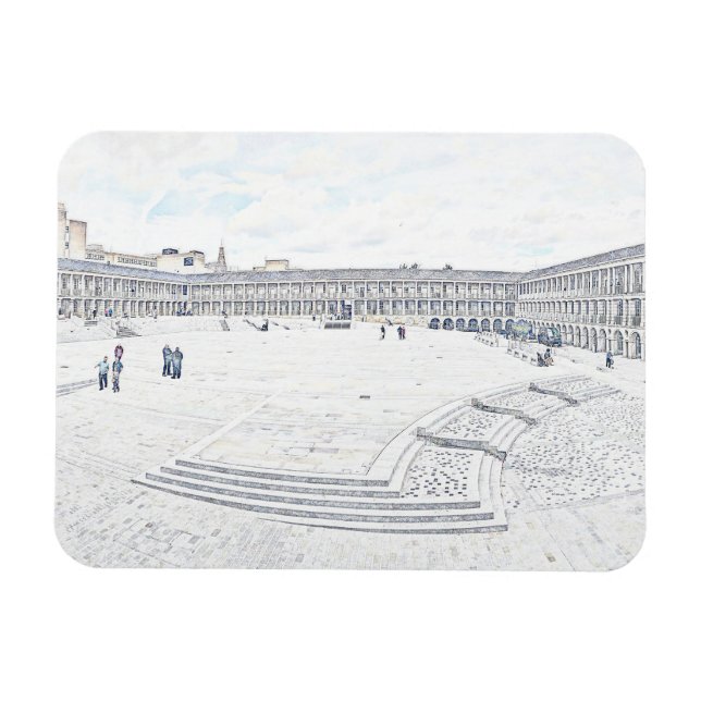 Íman Artistic Halifax Piece Hall Heritage Landmark (Horizontal)