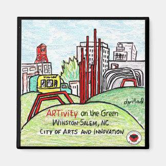 Íman ARTivity sobre o Magnet Verde