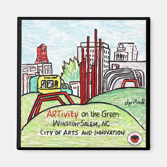 Íman ARTivity sobre o Magnet Verde (Frente)