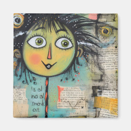 Íman ArtLady 17 Encantada e angustiada