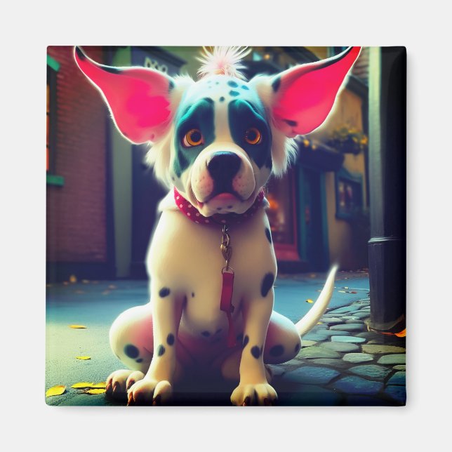 Íman Artsy Dog (Frente)