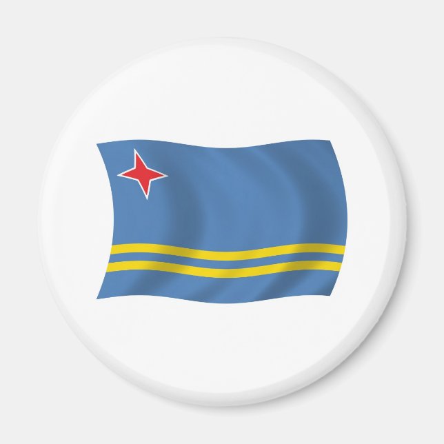 Íman Aruba Flag Magnet (Frente)
