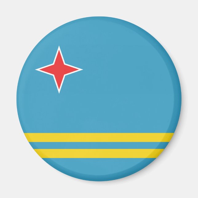 Íman Aruba Flag Magnet (Frente)