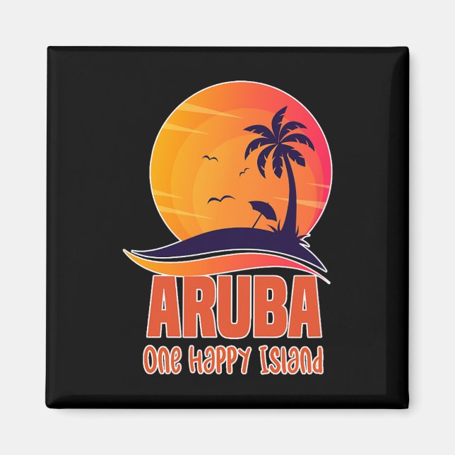 Íman Aruba One Happy Island Beaulinda Sunset Beach (Frente)