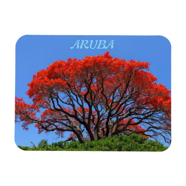 Íman Aruba uma ilha feliz ímã (Horizontal)