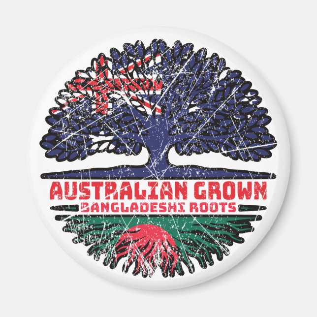 Íman Árvore australiana de Bangladesh (Frente)