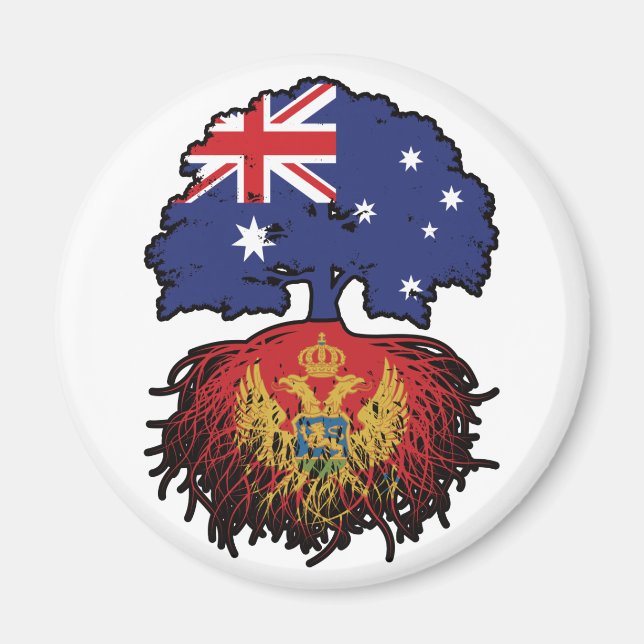 Íman Árvore Australiana Montenegro (Frente)