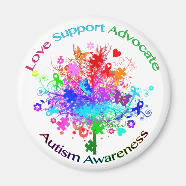 Íman Árvore autista no espectro (Frente)