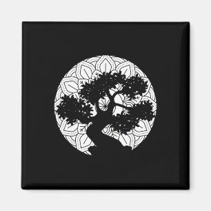 Íman Árvore Bonsai Mandala Zen Budista Yoga