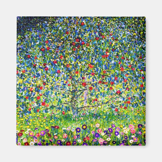 Íman Árvore da Apple Gustav Klimt (Frente)