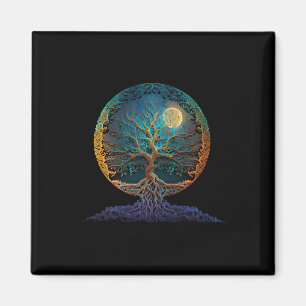 Íman Árvore Da Vida Yoga Zen Namaste Meditação _1 