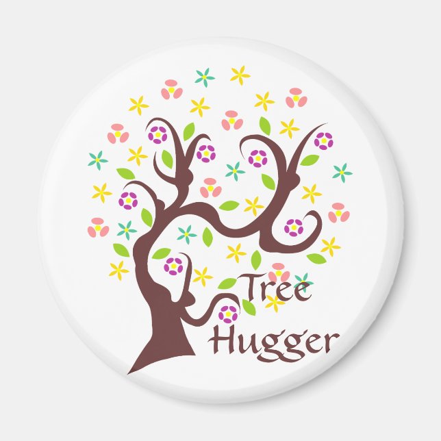 Íman Árvore de Abstrato de Scraggly (Frente)