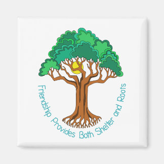 Íman Árvore de Amizade fornece abrigo e raízes