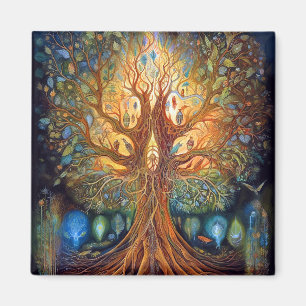 Íman Árvore De Arte Da Natureza Surreal Da Vida