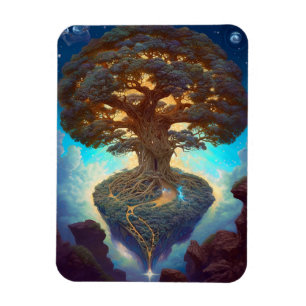Íman Árvore De Arte Da Natureza Surreal Da Vida