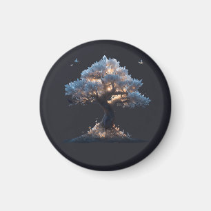 Íman Árvore de Cristal Cósmica Arte – Design Sonhador d
