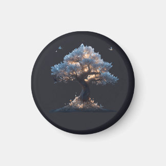 Íman Árvore de Cristal Cósmica Arte – Design Sonhador d