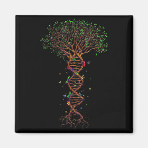 Íman Árvore de DNA Genética Engraçado Dia da Terra Plan
