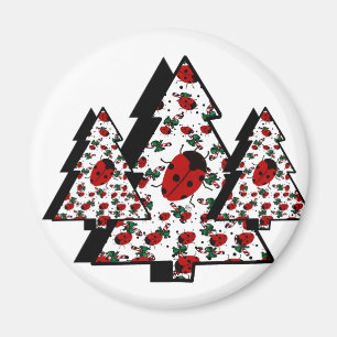 Íman Árvore de Ladybug de Natal
