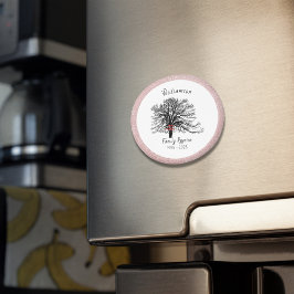 Íman Árvore de Manutenção de Reunião Familiar | ROSA DO