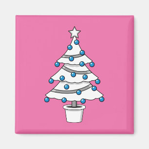 Íman Árvore de Natal Branco