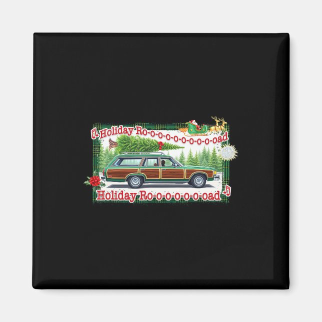 Íman Árvore de Natal da Estrada de Férias (Frente)