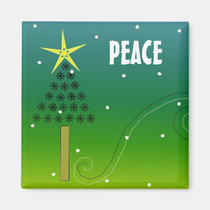Íman Árvore de Natal da Paz