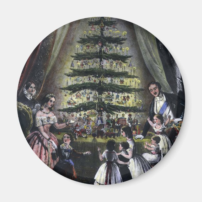 Íman Árvore de Natal da Rainha Victoria (Frente)