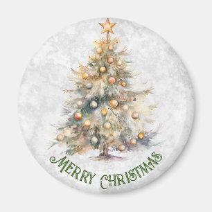 Íman Árvore de Natal de Aquarela