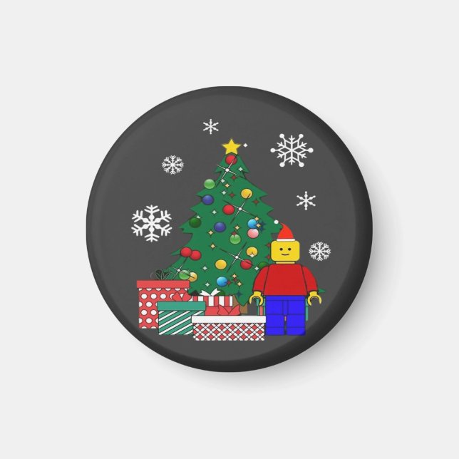 Íman Árvore de Natal de Beisebol (Frente)