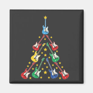 Íman Árvore de Natal de Guitarra Elétrica Amantes da Mú