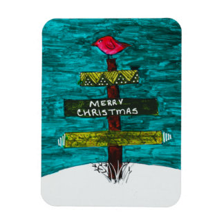 Íman Árvore de Natal de Palete com um Íman de pássaro v