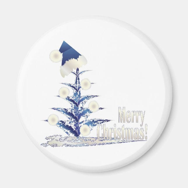 Íman Árvore de Natal de papais noeis (Frente)