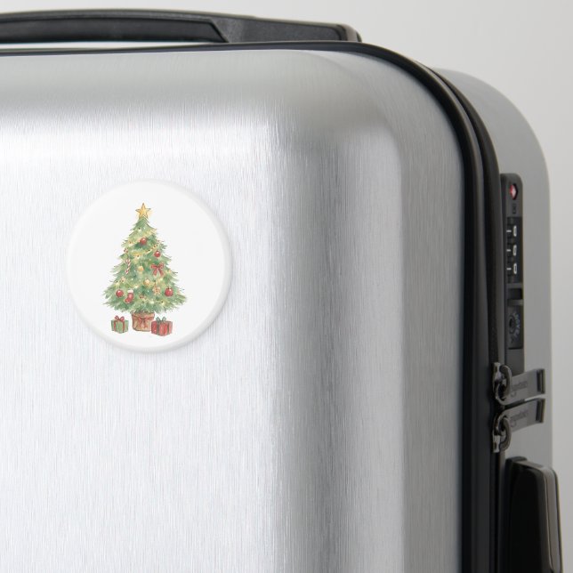 Íman Árvore de Natal Decorada com Presentes para Férias (In Situ (Luggage))