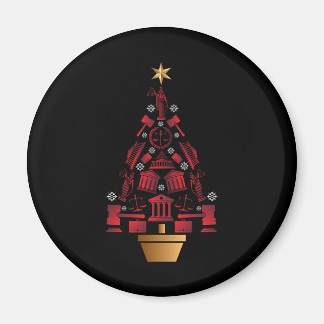 Íman Árvore de Natal do Advogado (Frente)