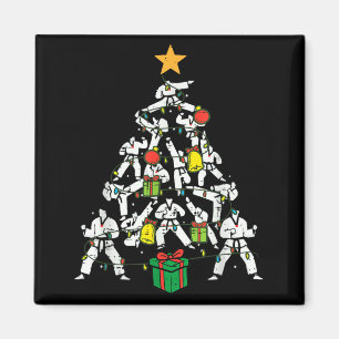 Íman Árvore de Natal do Taekwondo Natal Artes Marciais