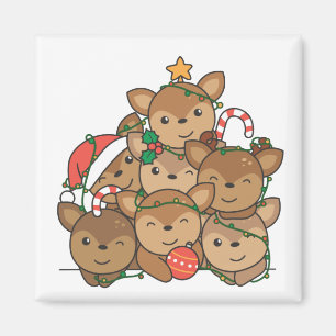 Íman Árvore de Natal Engraçado Magneta de Natal Animal