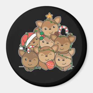 Íman Árvore de Natal Engraçado Magneta de Natal Animal
