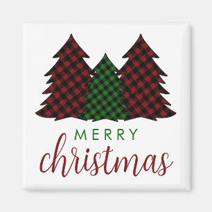 Íman Árvore de Natal Feliz da Xadrez de Natal